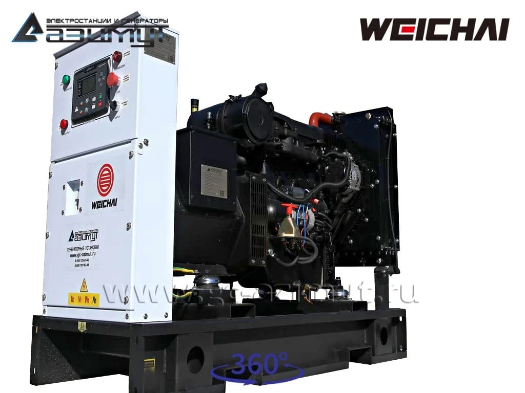 Дизельный генератор АД-24С-Т400, двигатель Weichai WP2.3D33E200