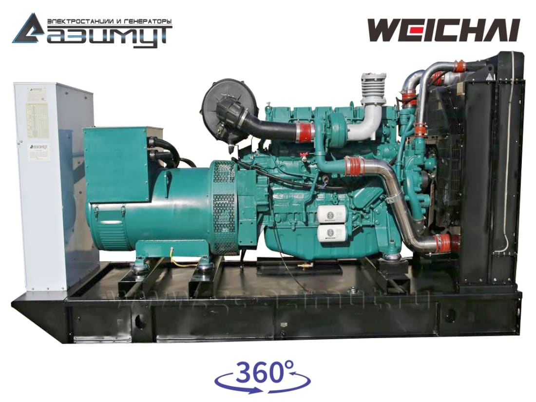 Дизельный генератор АД-300С-Т400, двигатель Weichai WP13D385E200