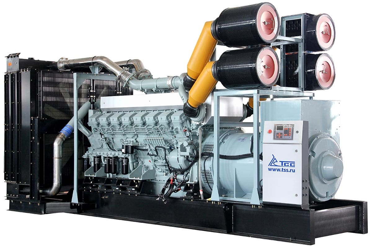 Дизельный генератор TMs 2750TS, двигатель Mitsubishi S16R2-PTAW2-E-C
