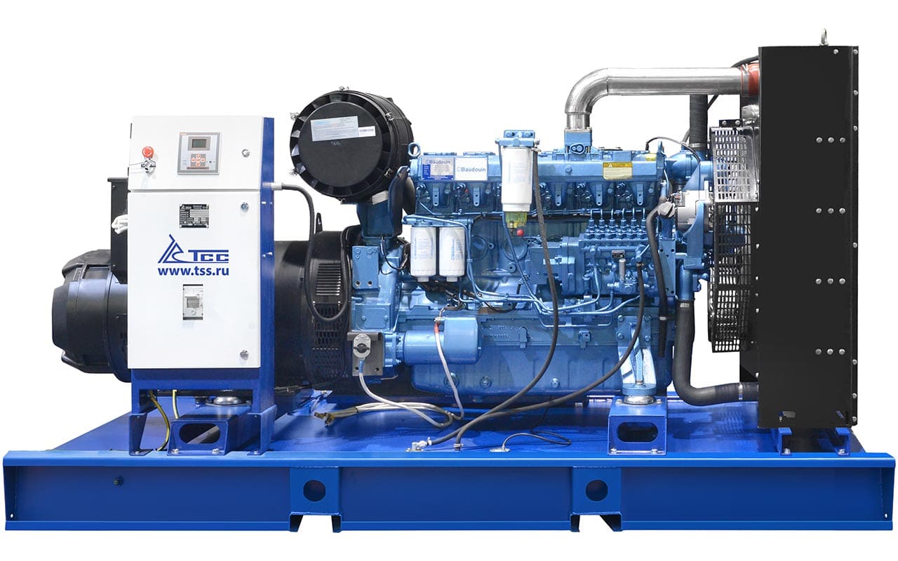 Дизельный генератор TBd 350 TS, двигатель Baudouin 6M16G350/5
