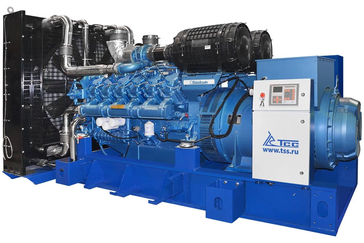 Дизельный генератор TBd 1100EV, двигатель Baudouin /Industrial Engines 12M26G1100/5
