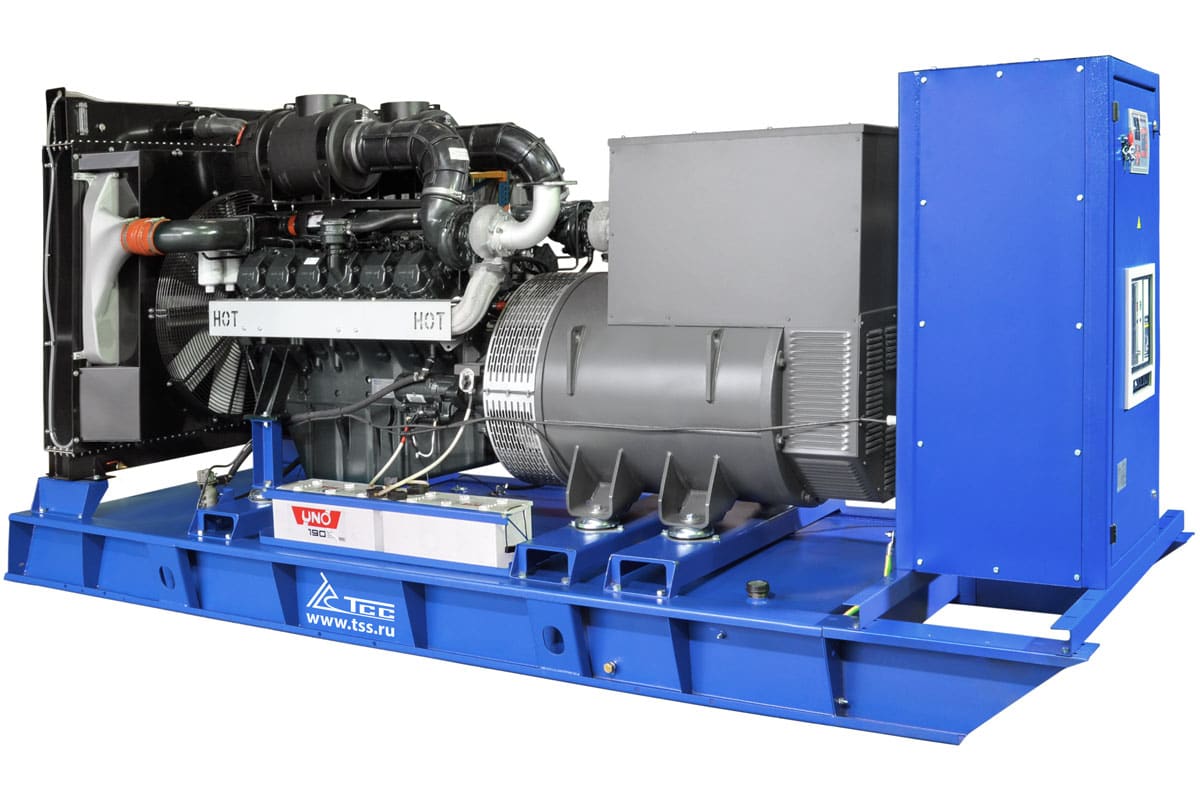 Дизельный генератор Doosan 600 кВт TDo 830TS, двигатель Hyundai Doosan DP222LC