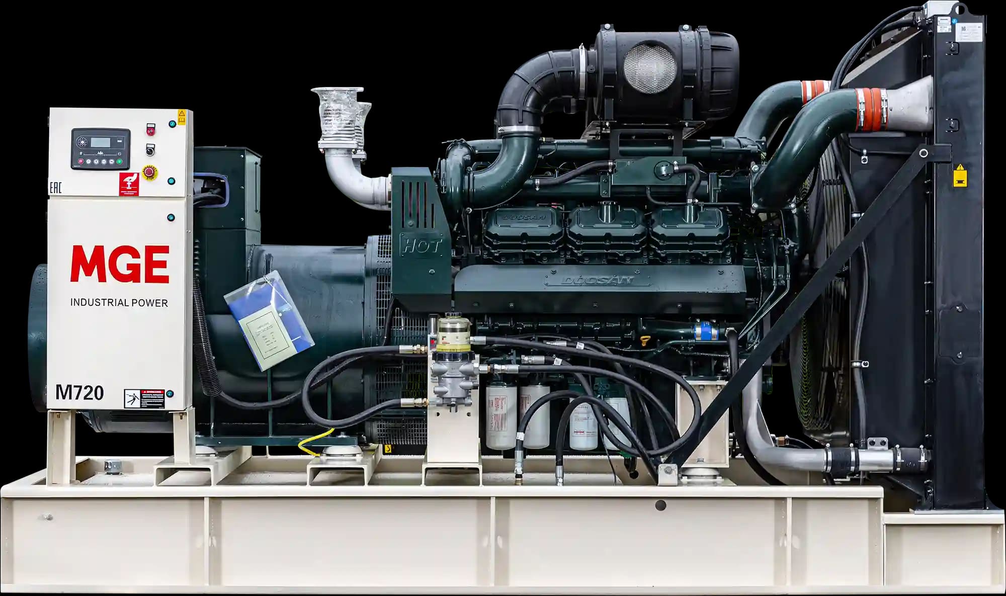 Дизельный генератор DN600, двигатель Doosan DP222LC