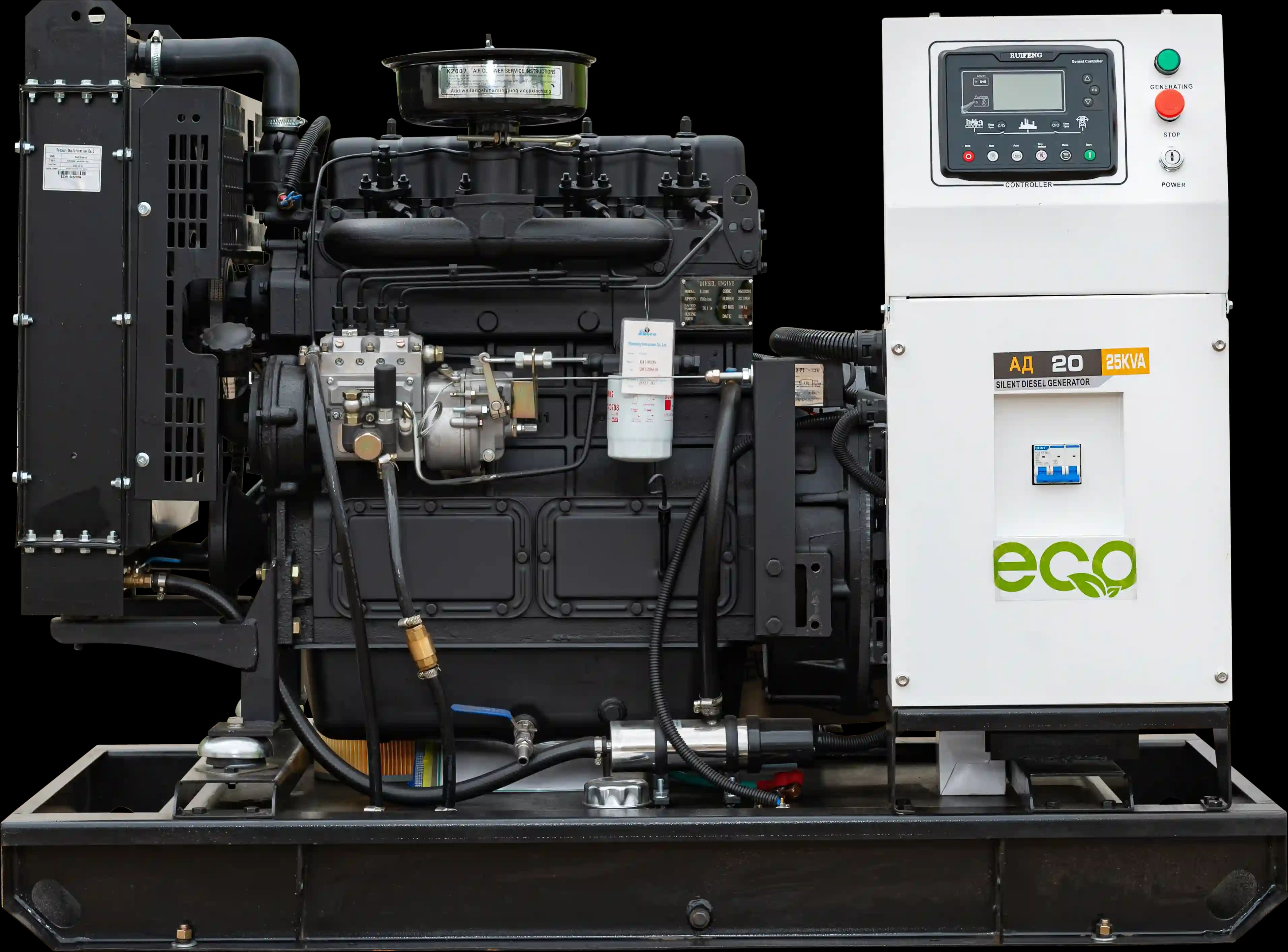 Дизельный генератор ECO16, двигатель Ecopower 490D