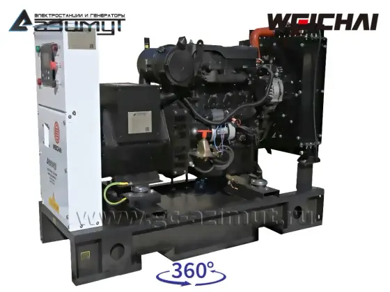 Дизельный генератор АД-16С-Т400 Weichai WP2.3D25E200