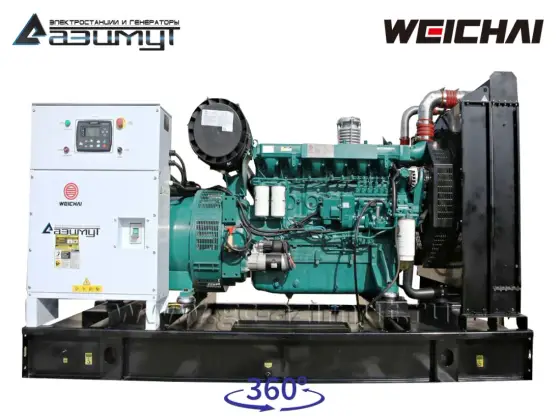 Дизельный генератор АД-200С-Т400 Weichai WP10D264E200