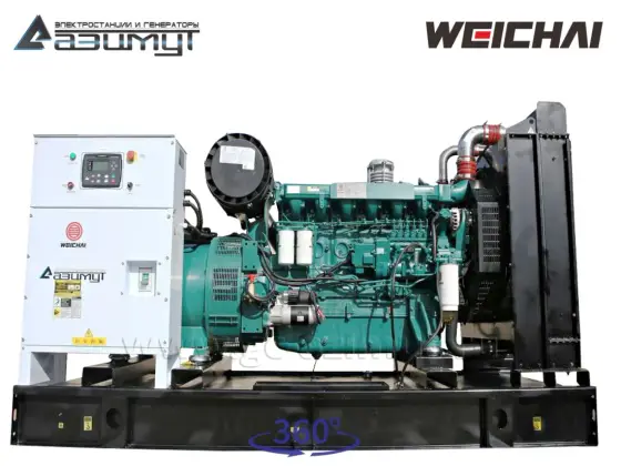 Дизельный генератор АД-250С-Т400 Weichai WP10D320E200