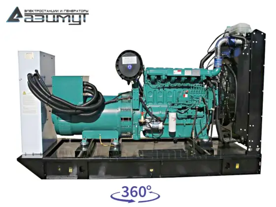 Дизельный генератор АД-300С-Т400 Azimut Pro 6D12D355A