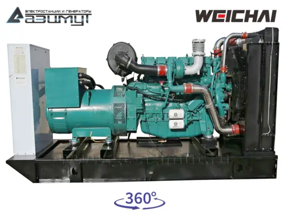 Дизельный генератор АД-300С-Т400 Weichai WP13D385E200
