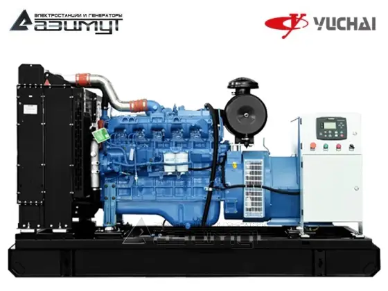 Дизельный генератор АД-320С-Т400 Yuchai YC6MJ540-D30